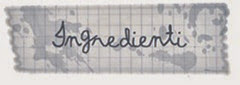 Ingredienti Ingredienti