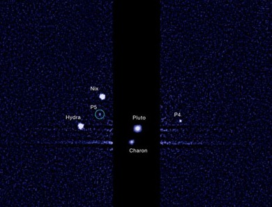 Plutão e suas 5 luas