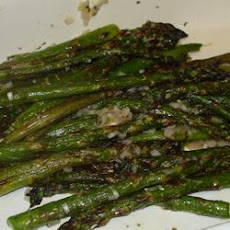 Broiled Asparagus with Lemon Tarragon Dressing