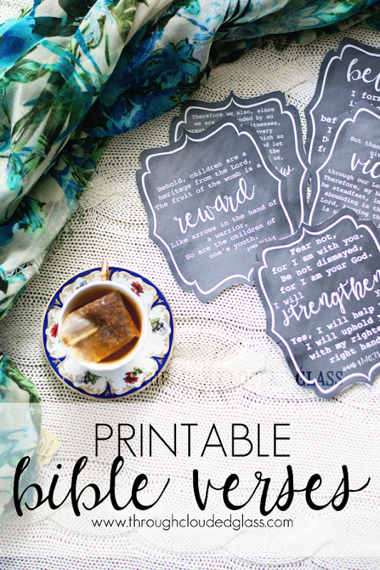 Printable Bible Verses For Labor | Through Clouded Glass Bibleversesforlabor1