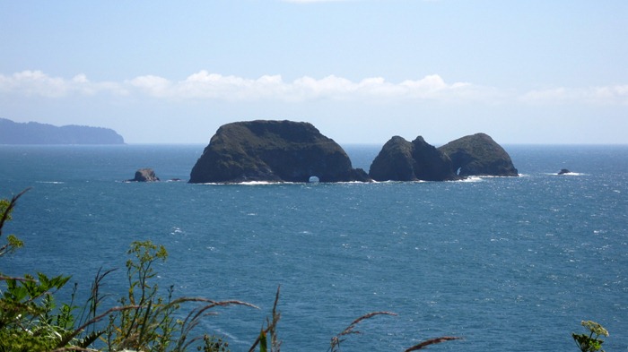 View of Three Arch Rocks from Cape Meares