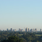 Foz de Iguaçu visto desde Puerto Iguazú Foz de Iguaçu visto desde Puerto Iguazú