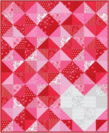 Sweet Talk quilt pattern by A Bright Corner