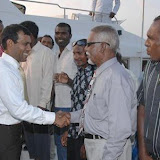President Nasheed’s visit to some islands of Noonu