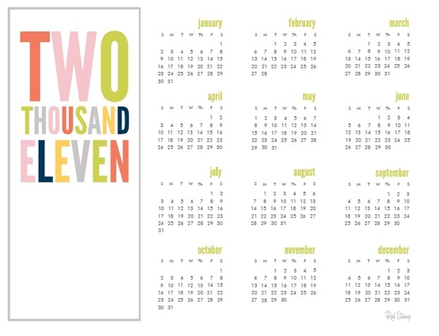 2011 calendar screenshot