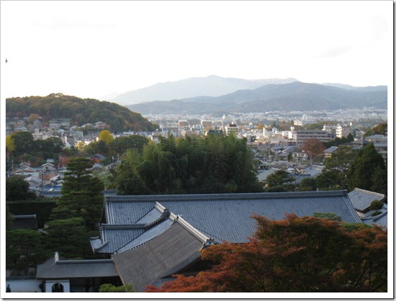 銀閣寺山上遠望