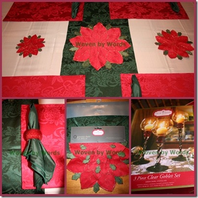 Poinsettia Napkin Ring Set Poinsettia Napkin Ring Set