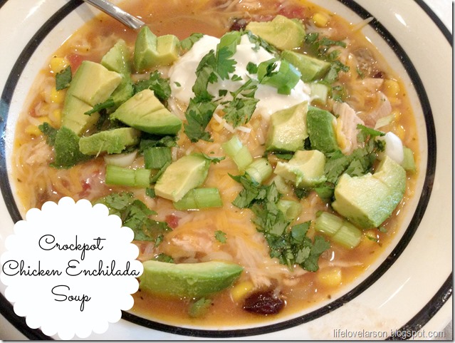 chicken enchilada soup 1