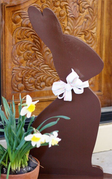 chocolate easter bunny template