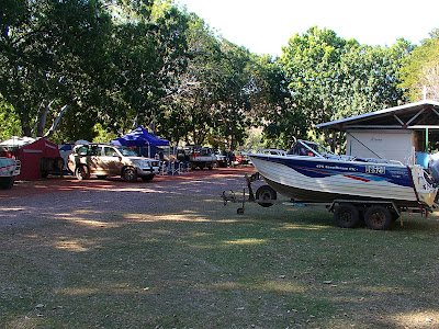 That boat should be out catching barra!