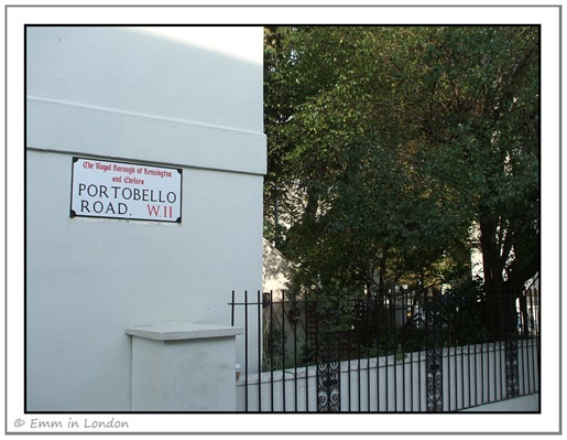 Portobello Road W11 Street Sign