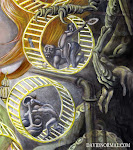 "Samsara", (detail), acrylic on canvas, 2012