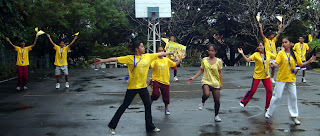 Yellow Cheer Dance Team