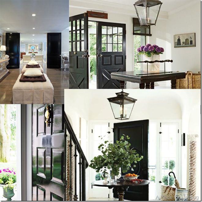 black doors