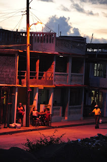 A rousing night game of dominos, Baracoa.