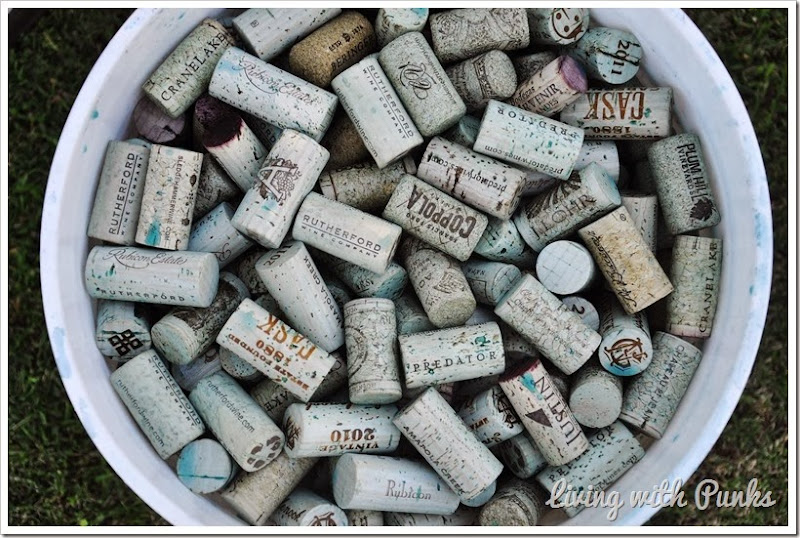Dyeing Wine Corks Dyeing Wine Corks