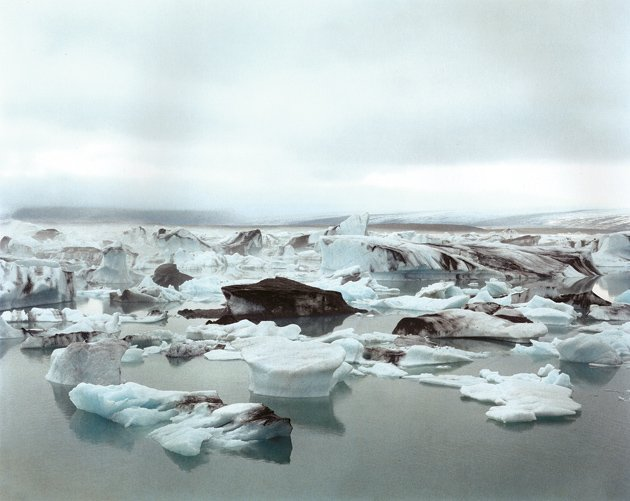 Icebergs in Iceland&rsquo;s J&ouml;kuls&aacute;rl&oacute;n lagoon, which is constantly growing as the Vatnaj&ouml;kull glacier &ndash; Europe&rsquo;s largest &ndash; melts. Photograph by Olaf Otto Becker from his book, 'Under the Nordic Light: A Journey Through Time, Iceland, 1999&ndash;2011', which has just been published by Hatje Cantz.