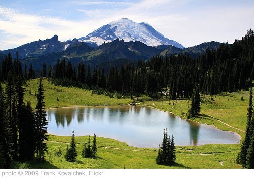 'Mt. Rainier viewed from Upper Tipsoo Lake near Chinook Pass' photo (c) 2009, Frank Kovalchek - license: http://creativecommons.org/licenses/by/2.0/