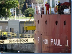 8158 Port Colborne - Lock 8 Gateway Park - RT HON PAUL J MARTIN self unloading lake freighter