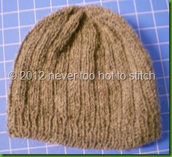 2012 ribbed hat