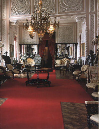 There is a great deal of woodcarving on the furniture in the Noble Room in the Pena Palace in Sintra. ( There is a great deal of woodcarving on the furniture in the Noble Room in the Pena Palace in Sintra. (