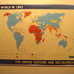 the wold in 1945 in New York City, United States 