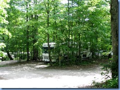 7026 Doe Lake Campground Rizzort - walk around campground - back at our motorhome 7026 Doe Lake Campground Rizzort - walk around campground - back at our motorhome