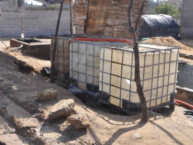 شاهد بالصور الجيش يدمر انفاق تهريب البنزين إلى غزة