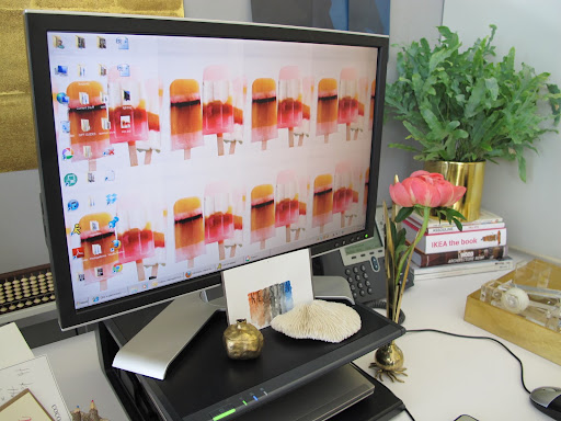 I constantly update my desktop image. It gives me a jolt of energy every day -- like a cup of coffee. This one reminded me of a favorite Rothko painting.