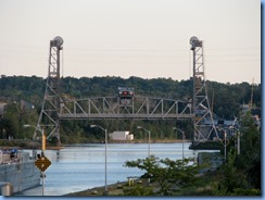 8008 St. Catharines - Welland Canals Centre at Lock 3 - Viewing Platform - Tug SPARTAN with barge SPARTAN II (a 407′ long tank barge) upbound towards Glendale Lift Bridge 8008 St. Catharines - Welland Canals Centre at Lock 3 - Viewing Platform - Tug SPARTAN with barge SPARTAN II (a 407′ long tank barge) upbound towards Glendale Lift Bridge