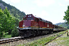 Agawa Canyon Tour Train stopping in Agawa Canyon.