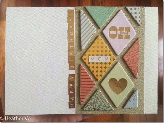 Diamond Birthday Card by Heather Vo Diamond Birthday Card by Heather Vo
