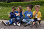 Straattekenen kleuters: Foto