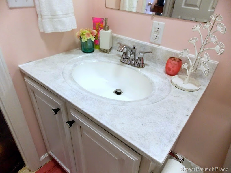 Bathroom Sink Makeover With Giani Granite Kit Sweet