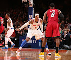 LeBron Debuts Two New Pairs at MSG Carmex iD & Grey PE lebron james nba 130301 mia at nyk 08 LeBron Debuts Two New Pairs at MSG Carmex iD & Grey PE