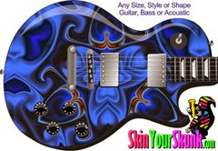 guitar-skin-kaleidoscope-blue