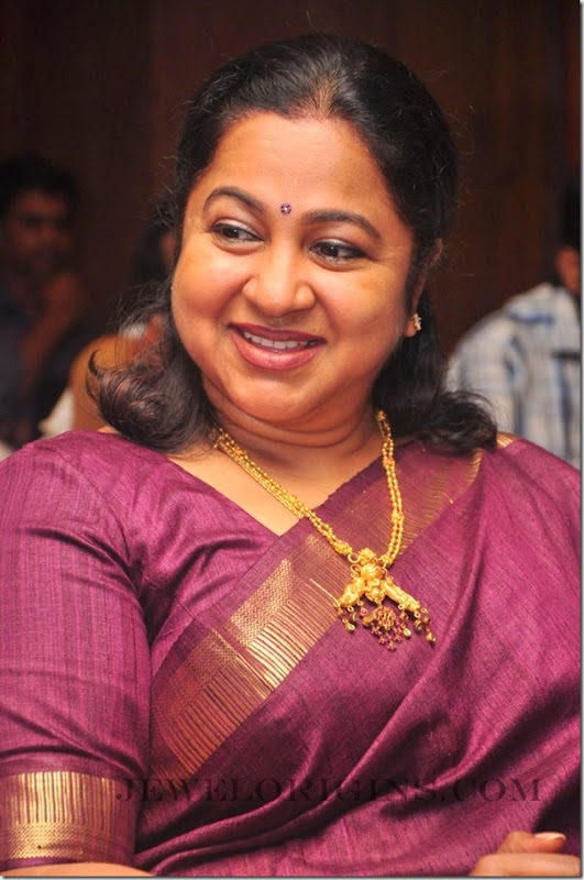 Radhika Sarathkumar Saree Photos Stills