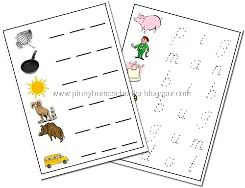 CVC Word Trace and Spell Worksheets