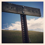 Mount Sentinel's trail indicators