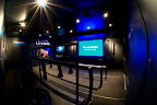 The Full HD 3D theater within the truck.