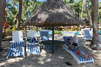 At the beach