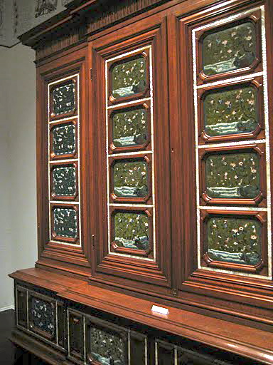 Furniture of the time was very detailed and ornate.