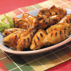 Caution Flag Chicken Wings With Maple Bourbon Glaze