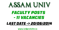 Assam-University-Jobs-2014