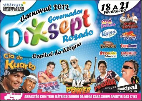 carnaval governador 2012 lambe lambe e panfleto E-MIL