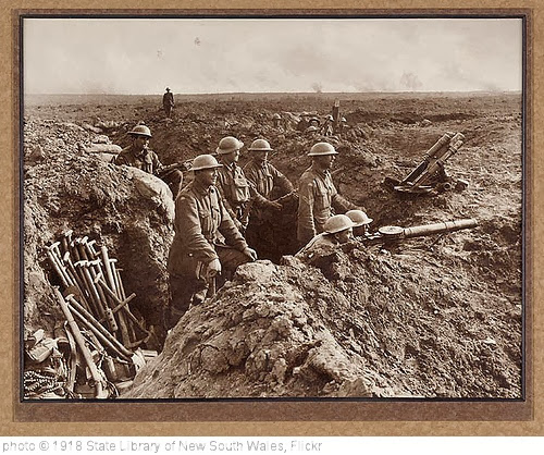 'In the trenches' photo (c) 1918, State Library of New South Wales - license: http://www.flickr.com/commons/usage/