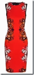 Roberto Cavalli Stretch Red Crepe Dress