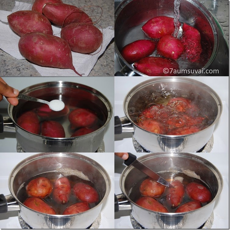 Sweet potato - Open cook method