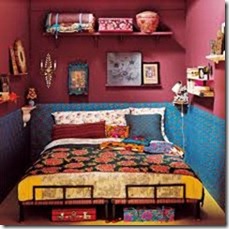 colourful bedroom