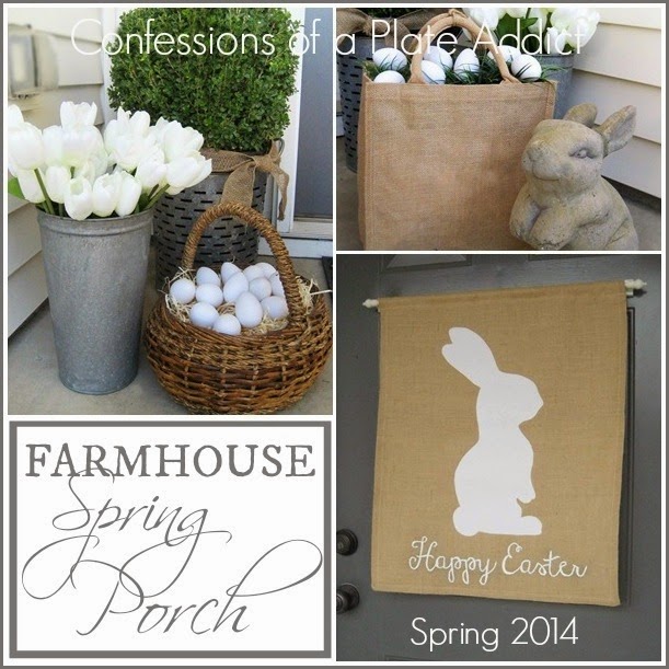 CONFESSIONS OF A PLATE ADDICT Farmhouse Spring Porch CONFESSIONS OF A PLATE ADDICT Farmhouse Spring Porch